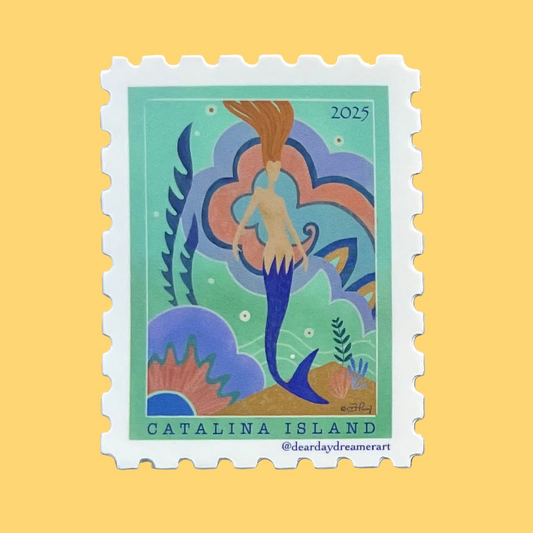 Catalina Casino Mermaid Sticker Monica Consignment