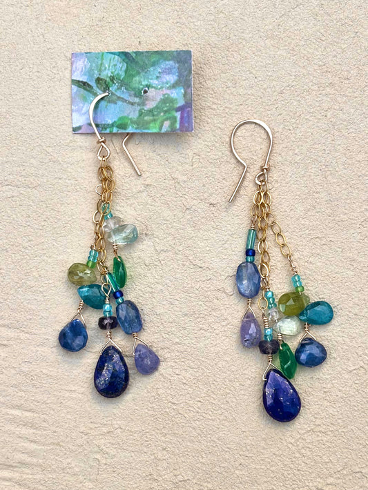 "Catalina Dreamer" Semi-Precious Stone Earrings Elise Peters Inventory