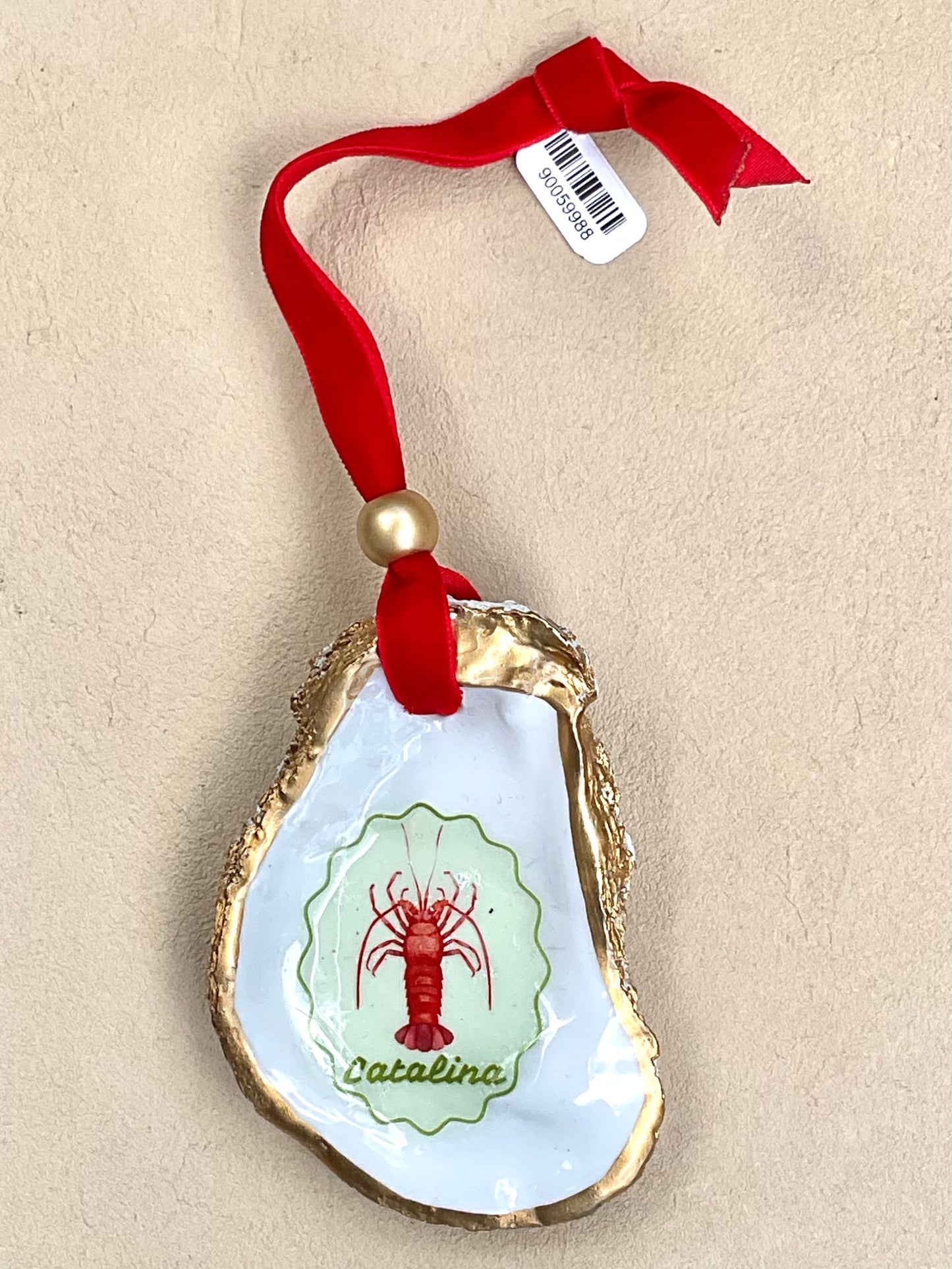 Catalina Icon Shell Ornaments Kellie Logsdon Consignment LOBSTER