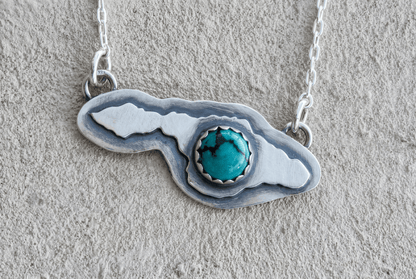 Catalina Island Necklace - Sterling J. Anderson LTL Inventory with Turquoise