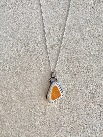 Catalina Island Pottery Necklaces Beach Low Tide (CJA_) Consignment #3 : Orange