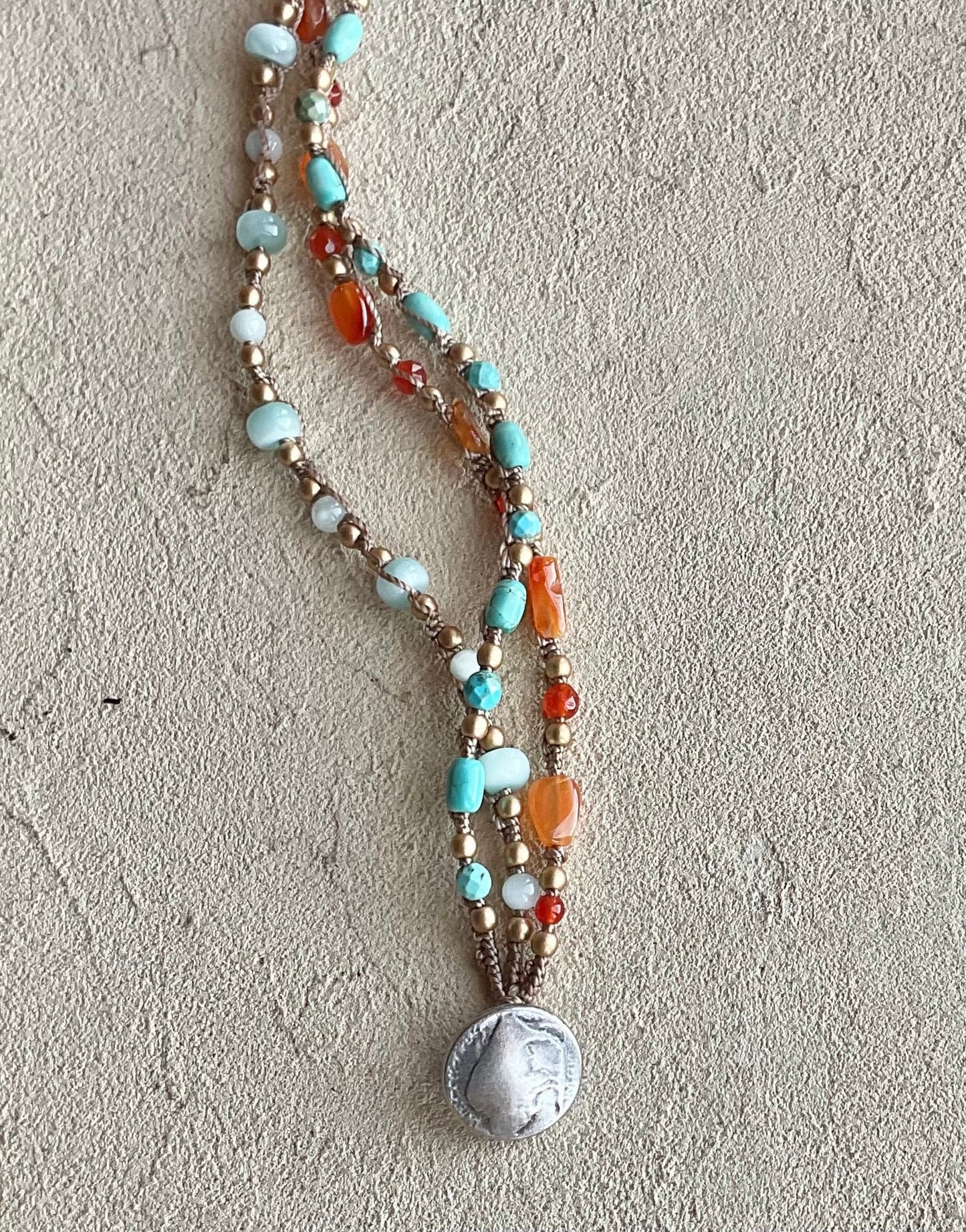 Catalina Sunset Bracelet Heidi Duran Inventory Buffalo Coin Button