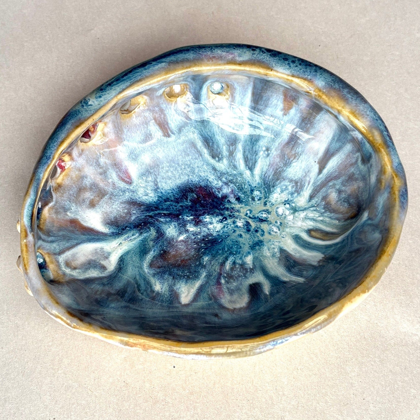 Ceramic Abalone Shells Heidi Duran Consignment