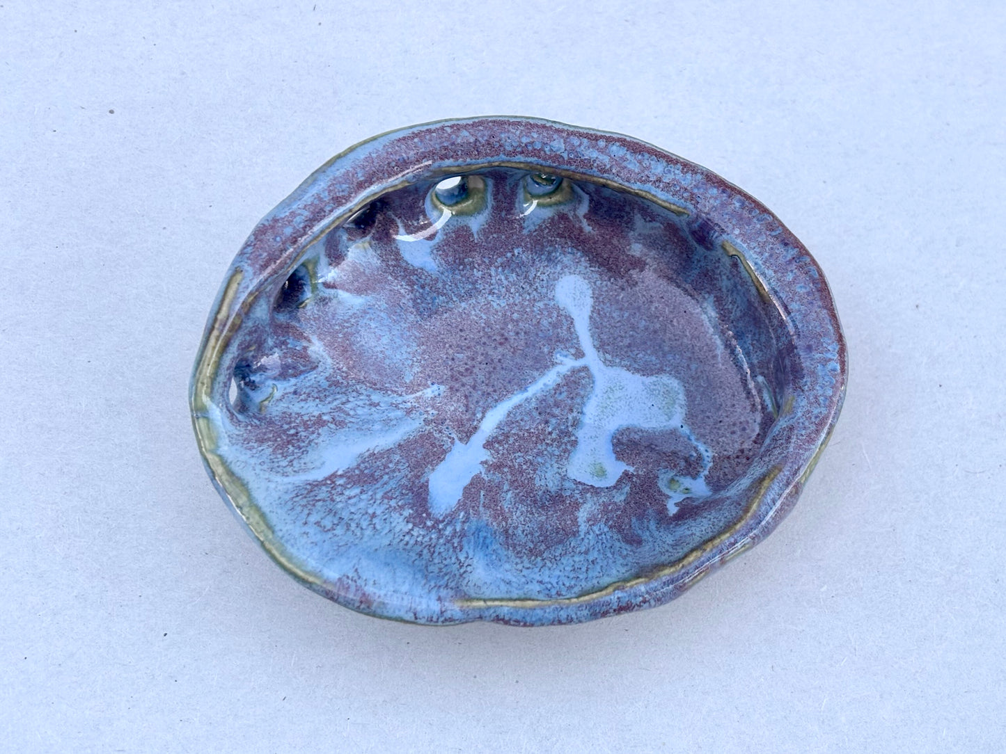 Ceramic Abalone Shells Heidi Duran Consignment S: Purple