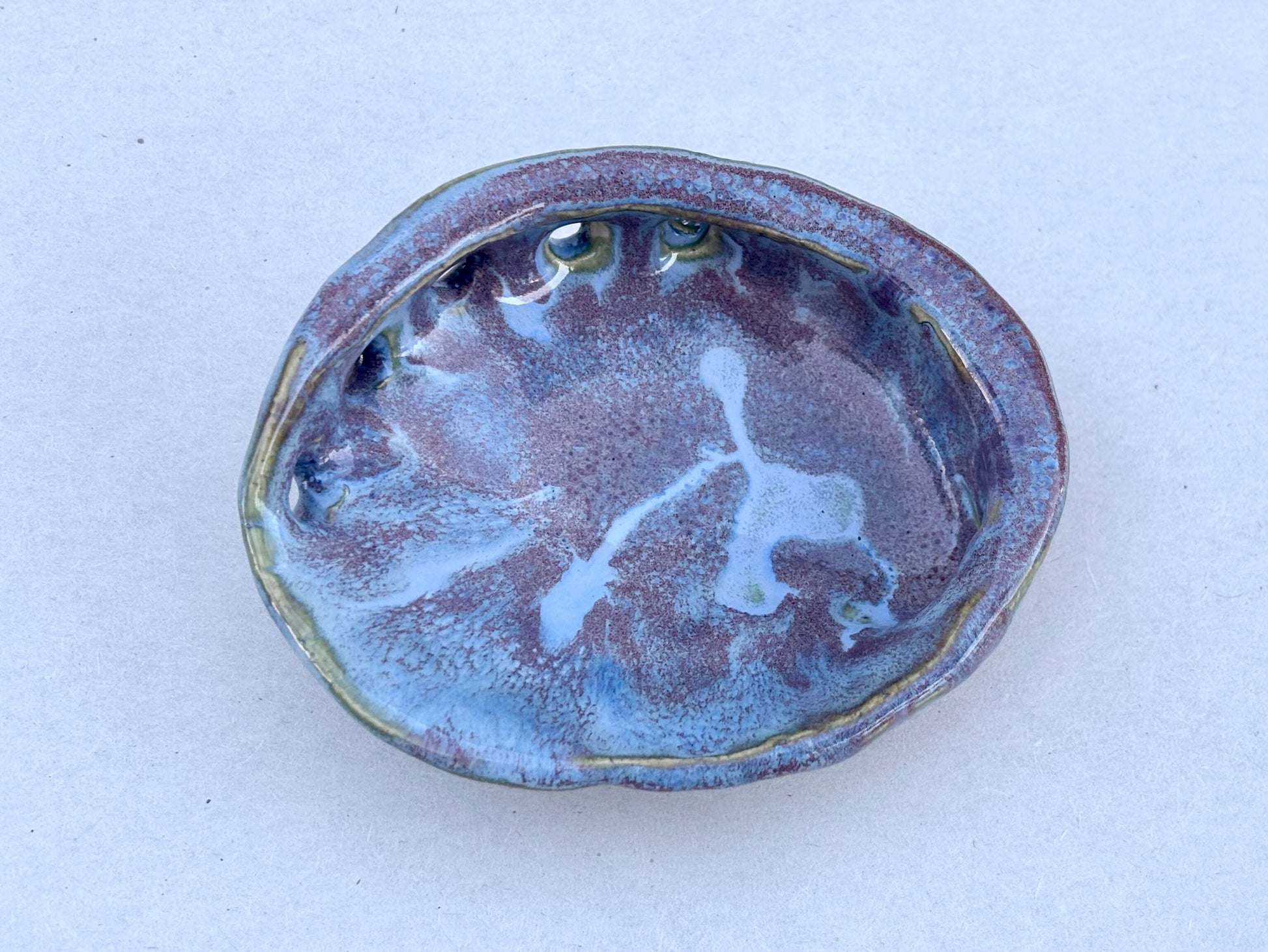 Ceramic Abalone Shells Heidi Duran Consignment S: Purple