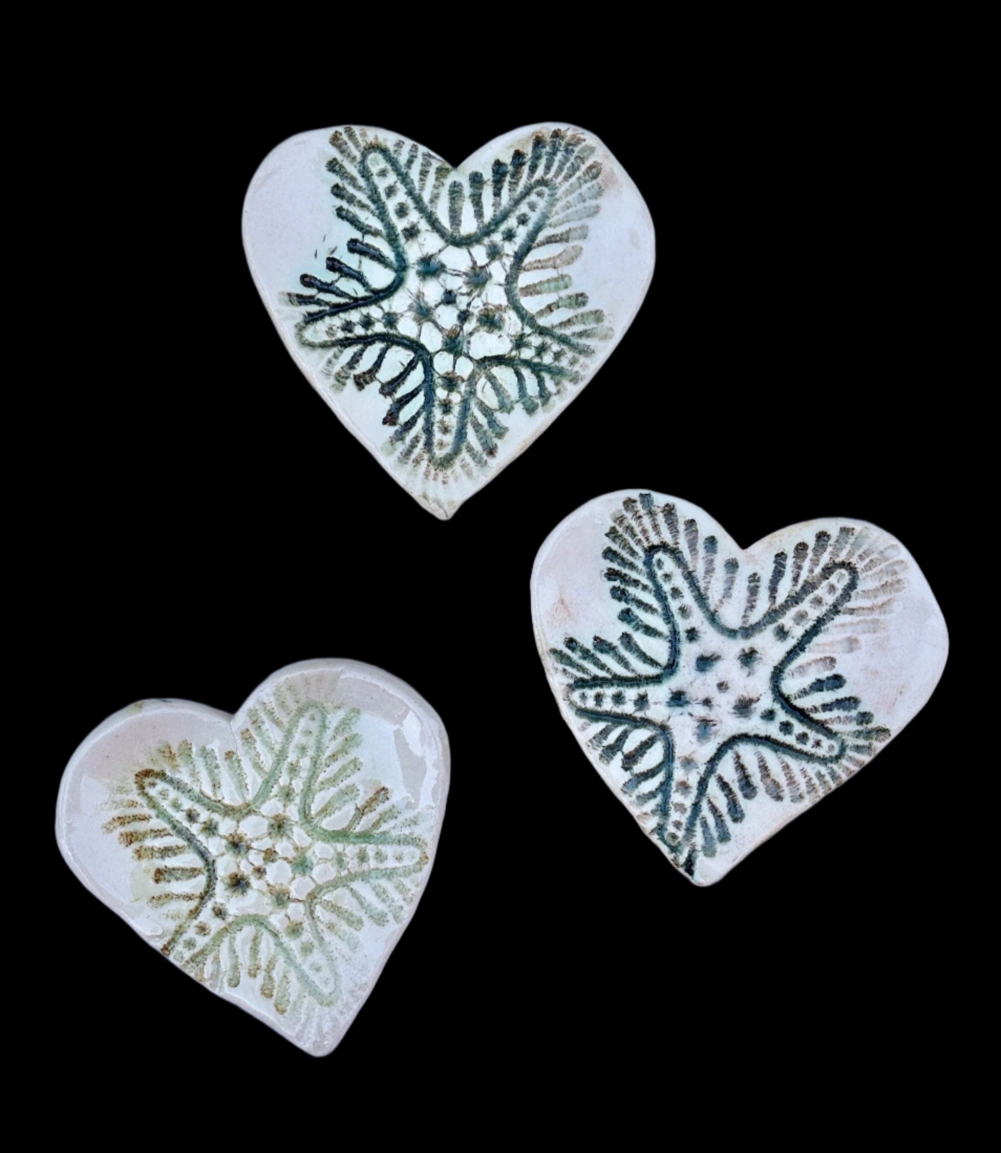 Ceramic Heart/Sea Star Dish Heidi Duran Inventory