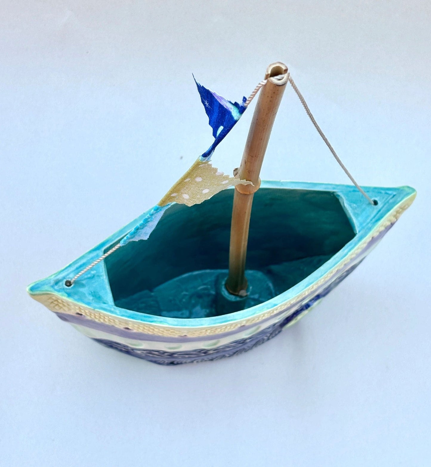 Ceramic Sailboat - Large B Sessions Inventory