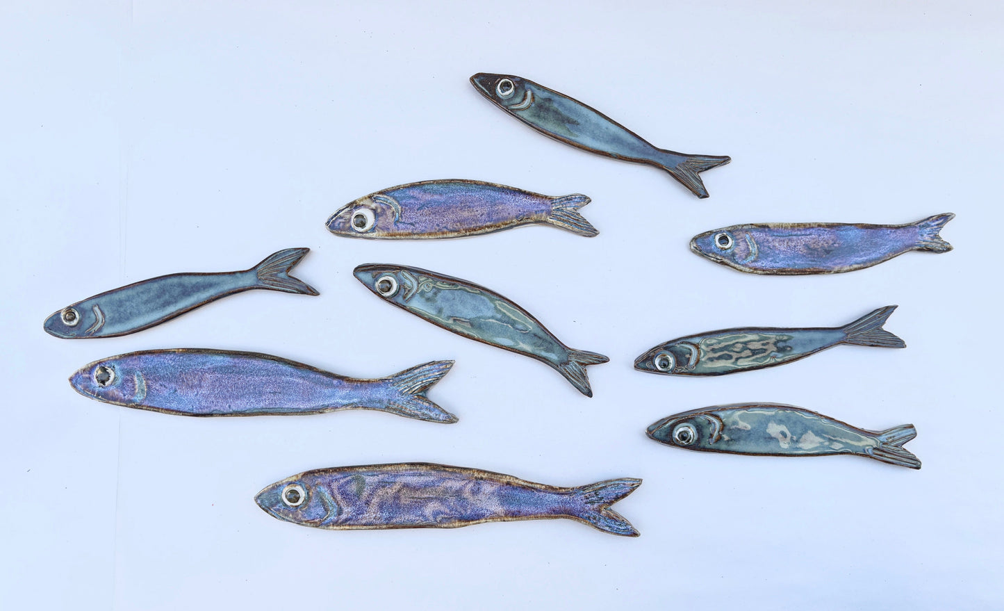 Ceramic Sardine Wall Tiles Heidi Duran Consignment