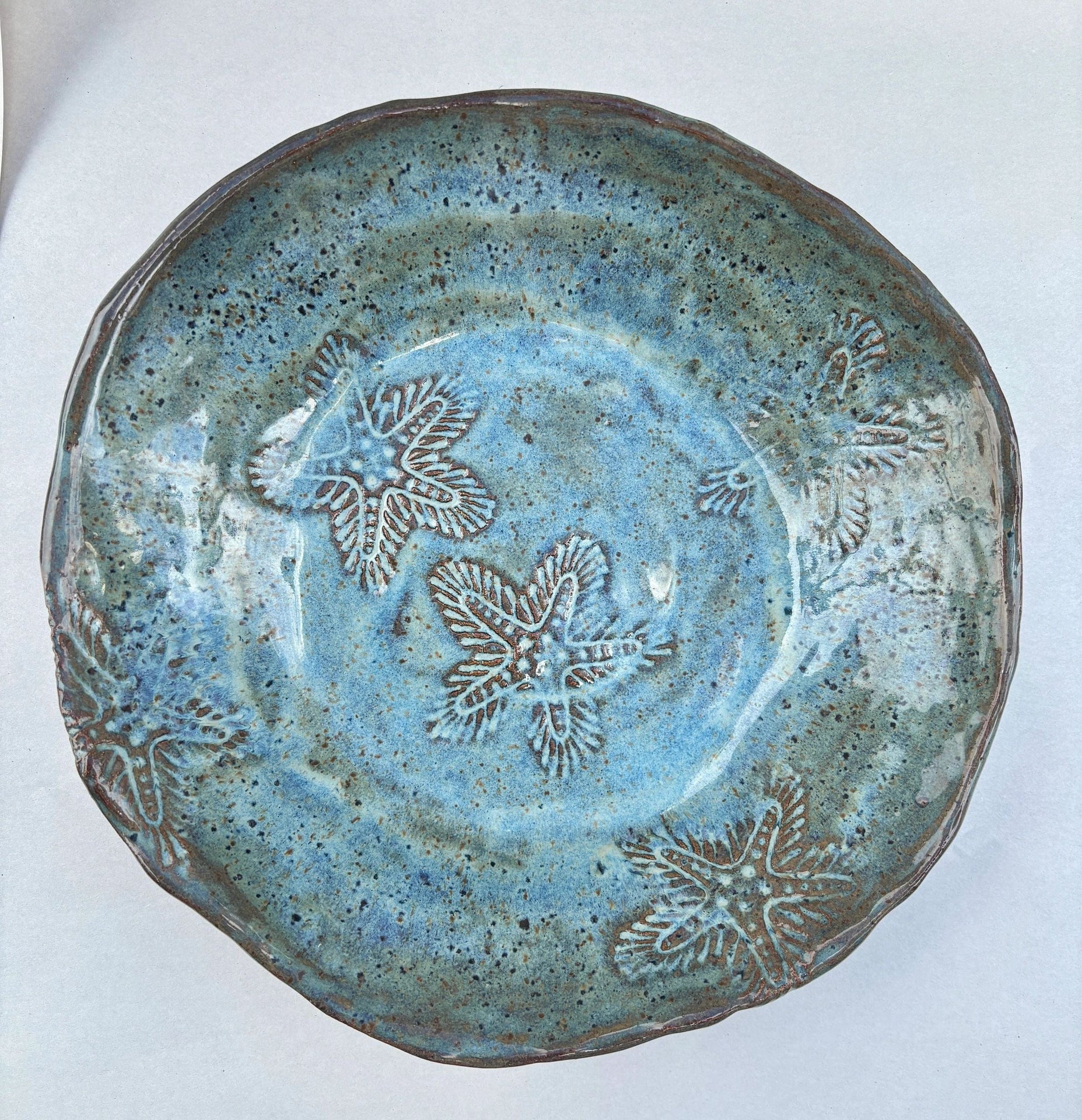 Ceramic Sea Star Large Bowls Heidi Duran Consignment Shallow : 11" x 2.5"