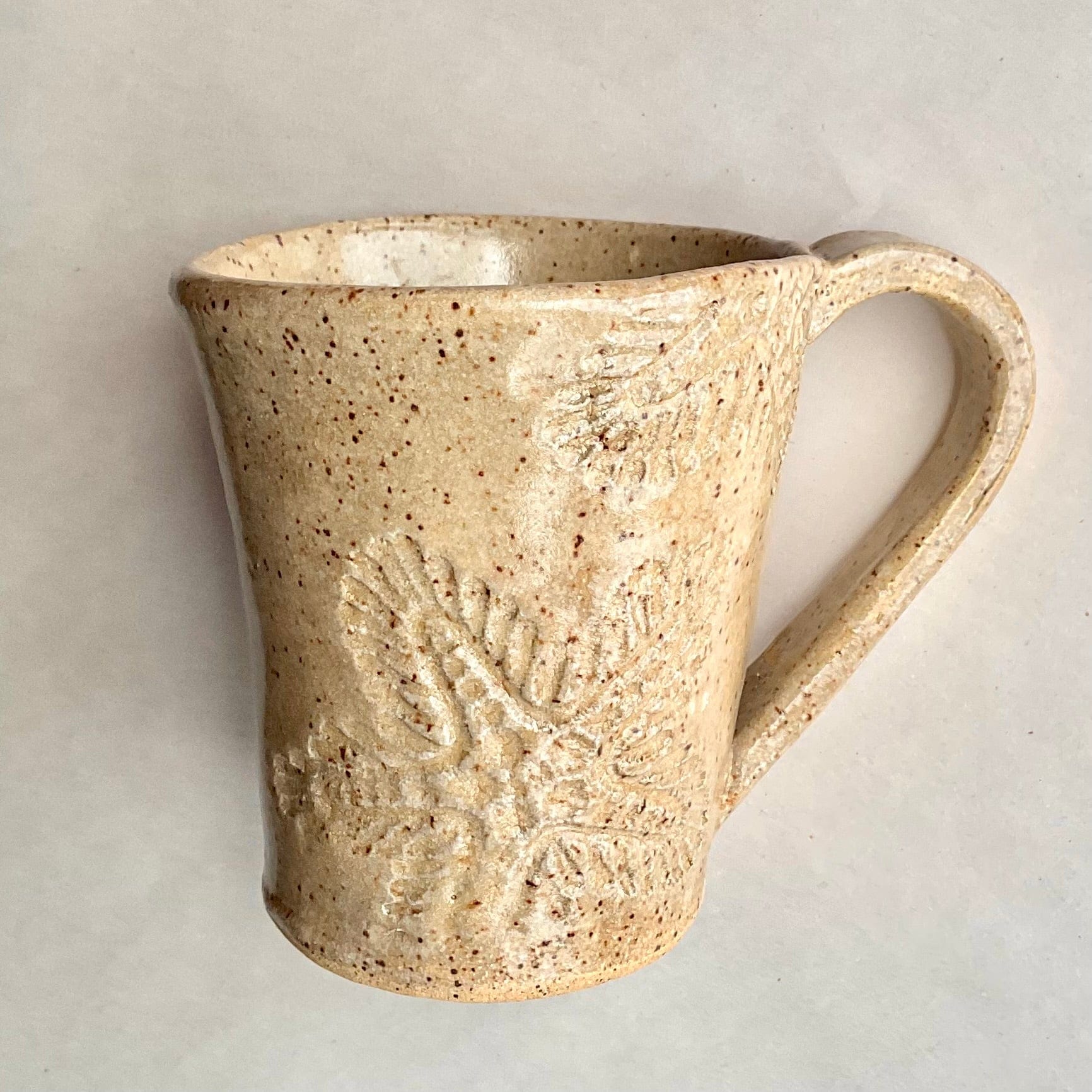 Ceramic Sea Star Mugs Heidi Duran Consignment Speckled Caramel