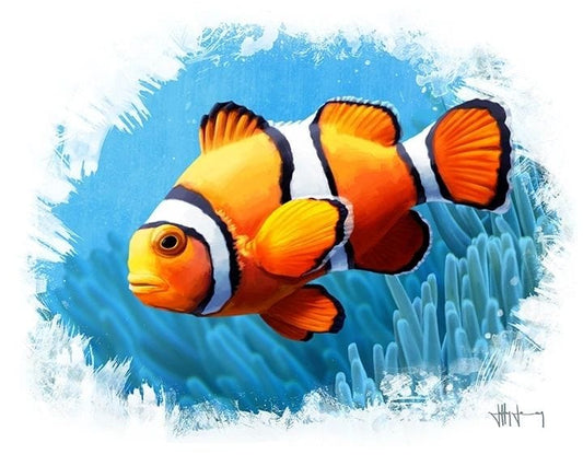 Clownfish Print Jeff Jenny Consignment