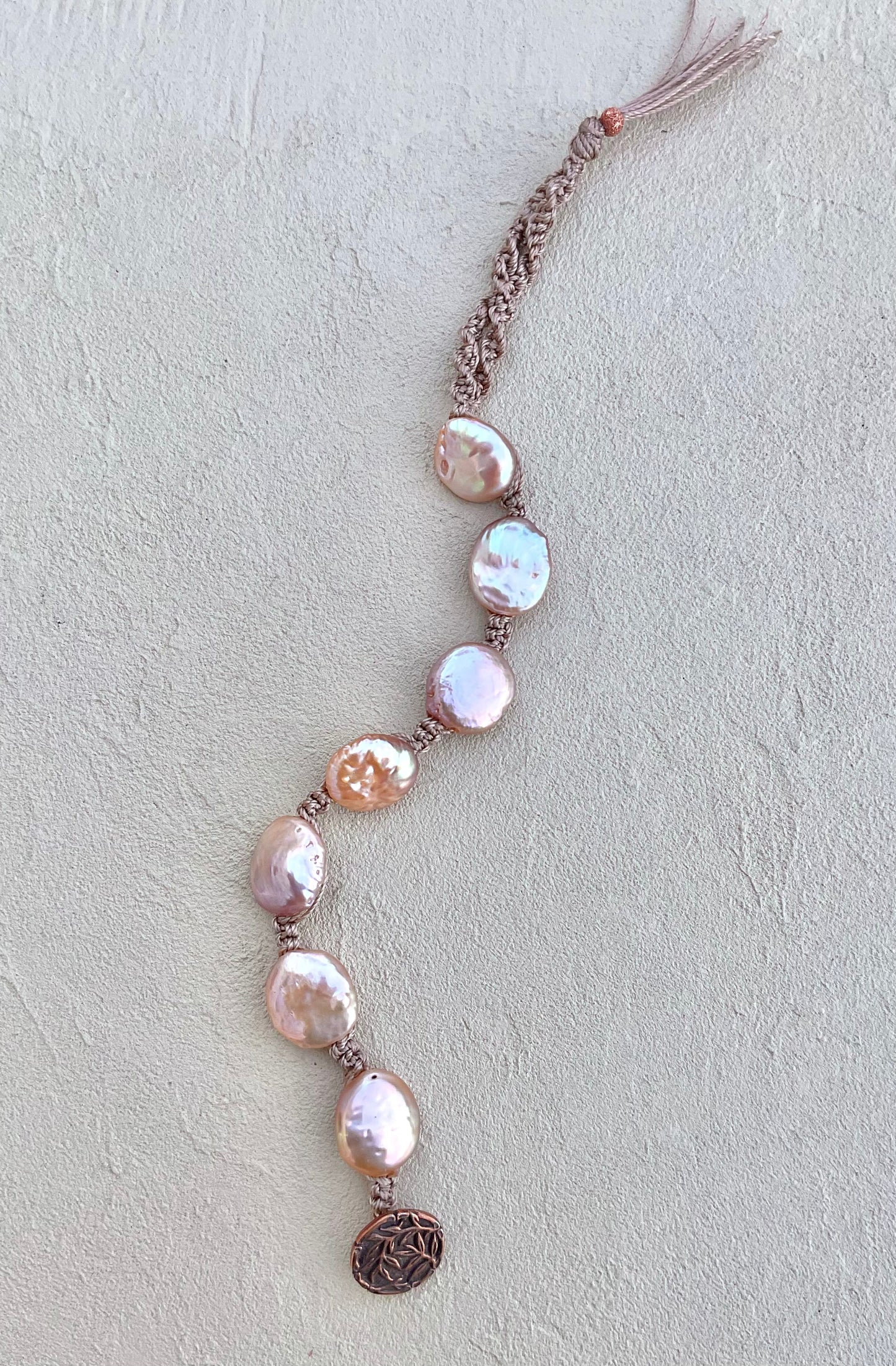 Coin Pearl Woven Bracelets Heidi Duran Inventory