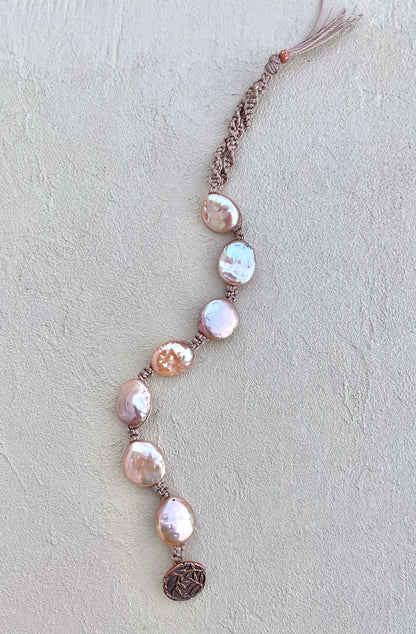 Coin Pearl Woven Bracelets Heidi Duran Inventory