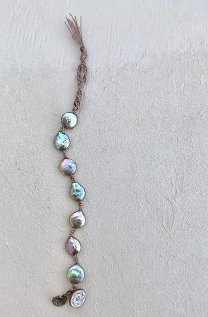 Coin Pearl Woven Bracelets Heidi Duran Inventory