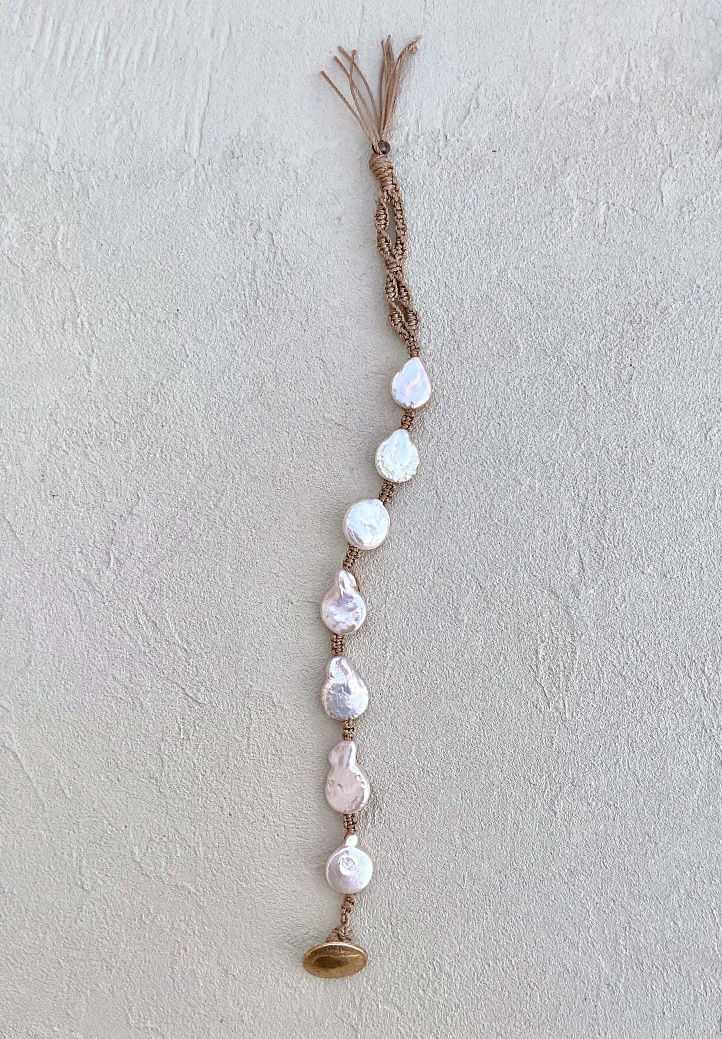 Coin Pearl Woven Bracelets Heidi Duran Inventory