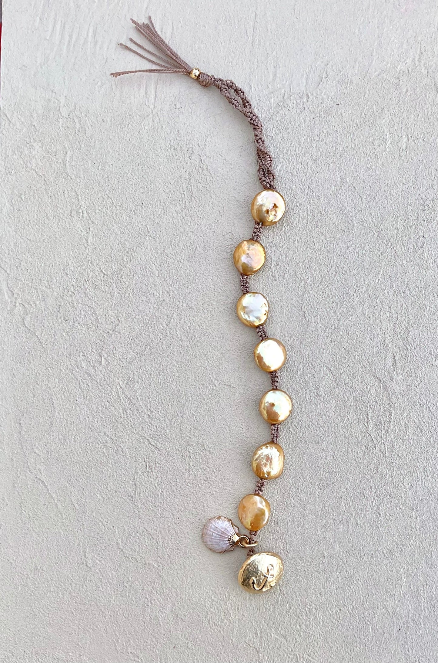 Coin Pearl Woven Bracelets Heidi Duran Inventory