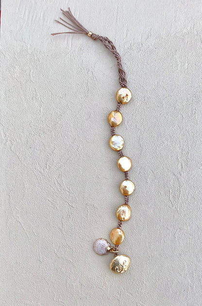 Coin Pearl Woven Bracelets Heidi Duran Inventory