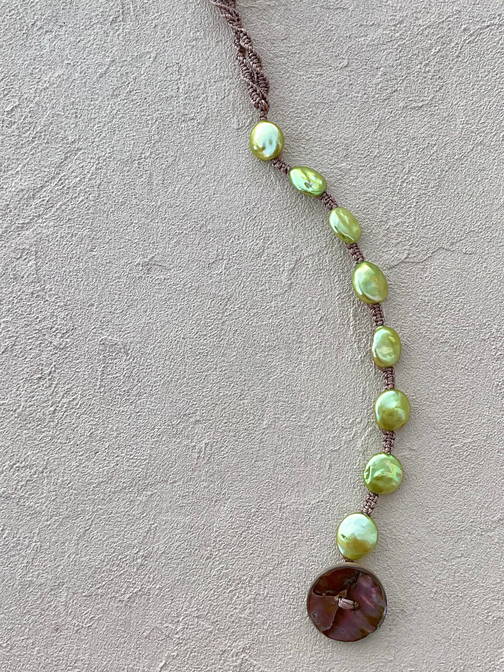 Coin Pearl Woven Bracelets Heidi Duran Inventory