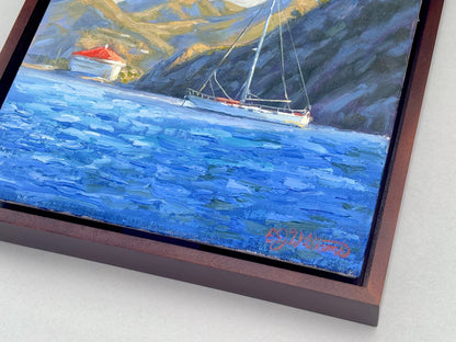 "Coming Around the Bend" Original Oil Painting EJ Williams Consignment