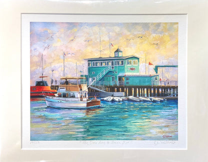 "Dola Ann and Green Pier" Print EJ Williams Consignment