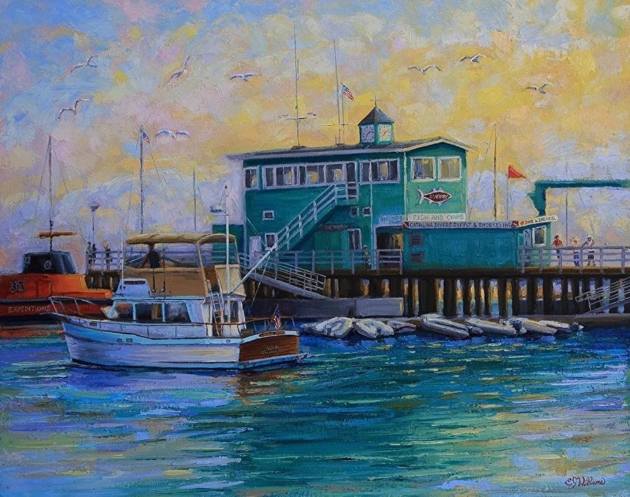 "Dola Ann and Green Pier" Print EJ Williams Consignment