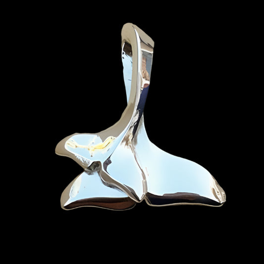 Double Whales Tail Pendant Michiko Inventory Sterling Silver