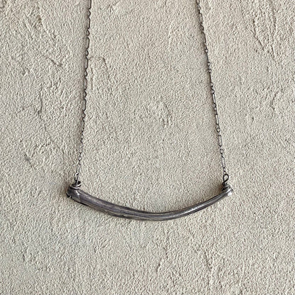 Fine Silver Whales Baleen Necklace Heidi Duran Inventory