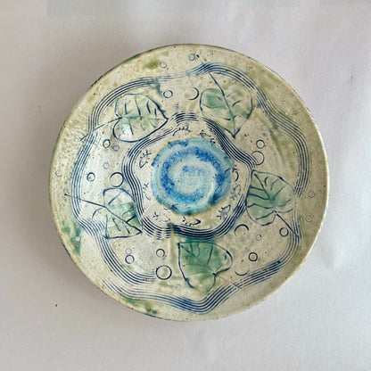 Fish Pond Medium Porcelain Bowls Juls Inventory 5-Leaf