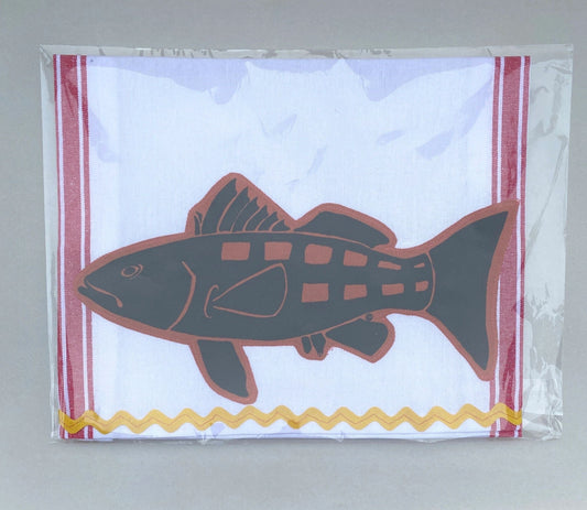 "Fish Towel" Afishinados Calico Bass