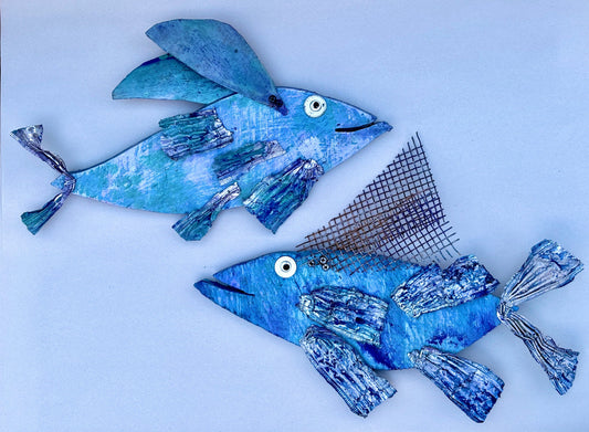 "Flying Fish" Eco-Folk Art by Rodrigo Rodrigo Consignment