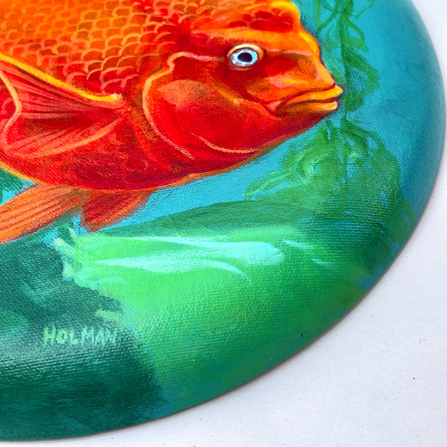"Garibaldi" Original Acrylic Painting on Canvas over Wooden Panel Stephen Holman Consignment