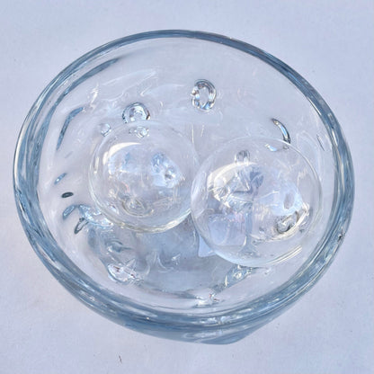 Hand-Blown "Sea Glass" Bowl by Mariah Conner Mariah A. Conner Consignment
