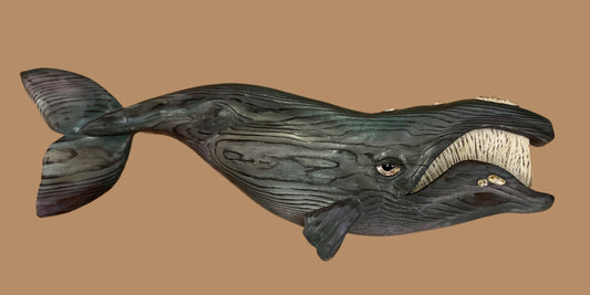 Hand Carved Right Whale JP Bravo