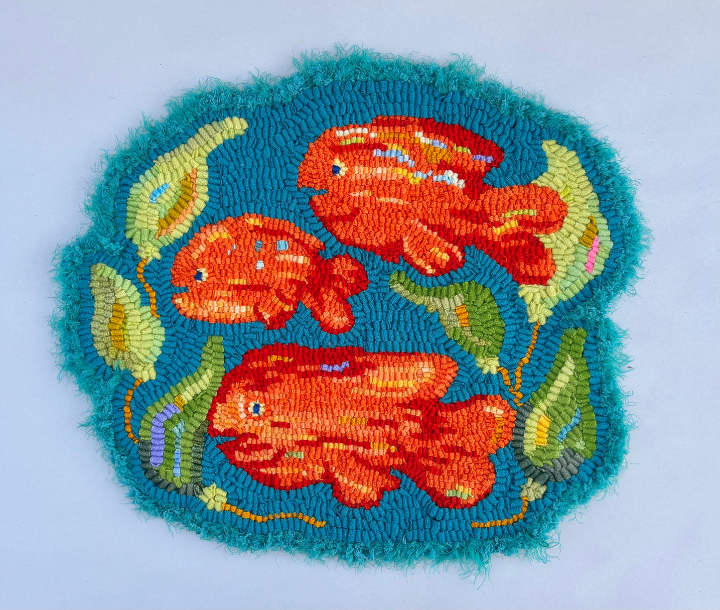 Hand Hooked Trio Garibaldi Mat S Newton Consignment