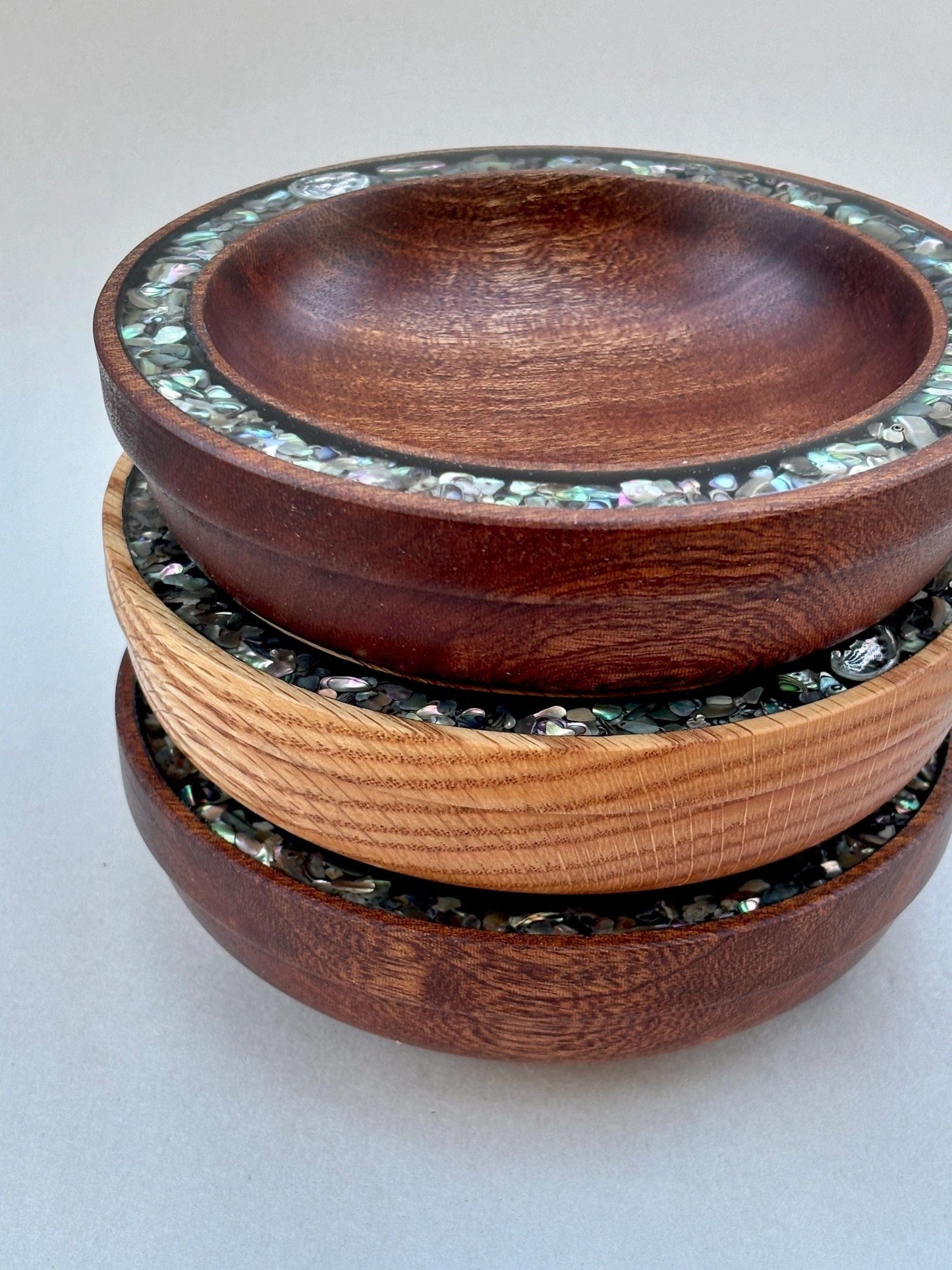 Hand Turned Wooden "Poke" Bowls Laughing Moon Inventory