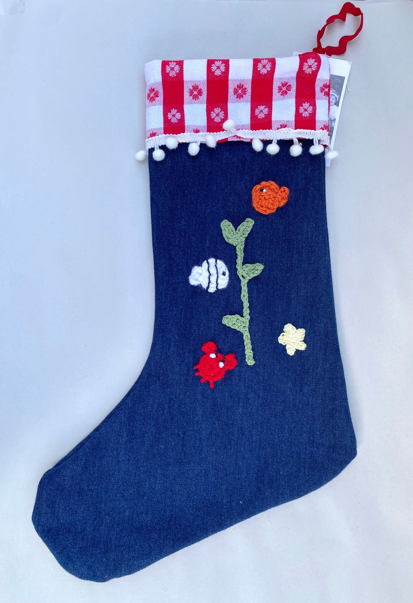 Handmade Stockings - Hand Crocheted Sea Life K Hawthorne Consignment