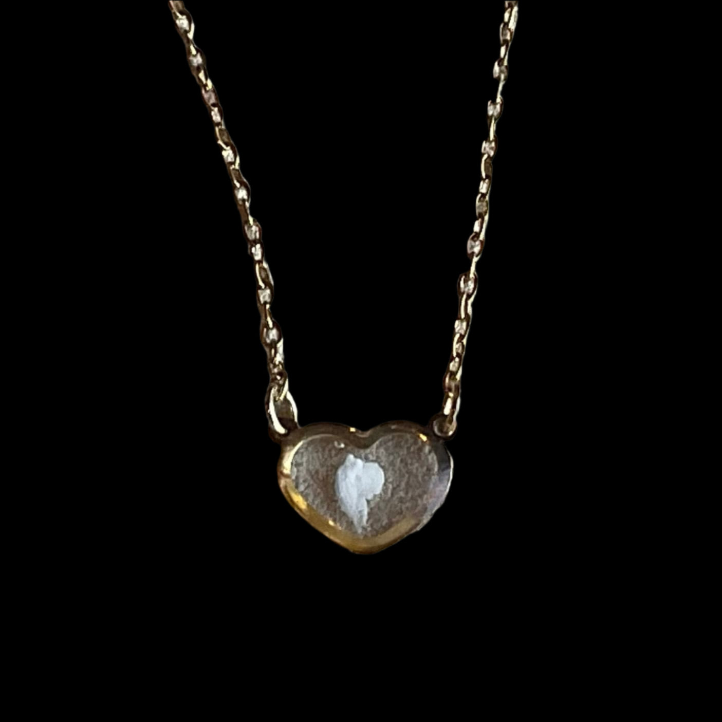 Heart Otolith Necklace Magdalena Consignment