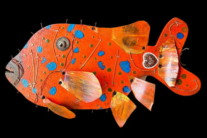 Juvenile Garibaldis Eco-Folk Art Rodrigo Consignment Facing Left
