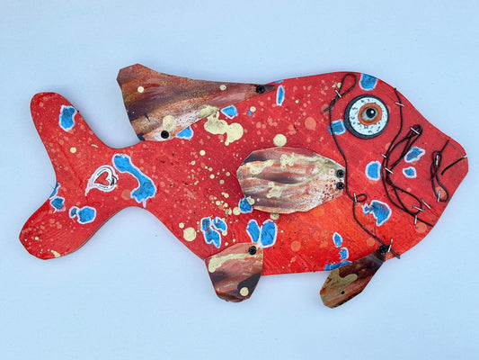 Juvenile Garibaldis Eco-Folk Art Rodrigo Consignment Facing Right