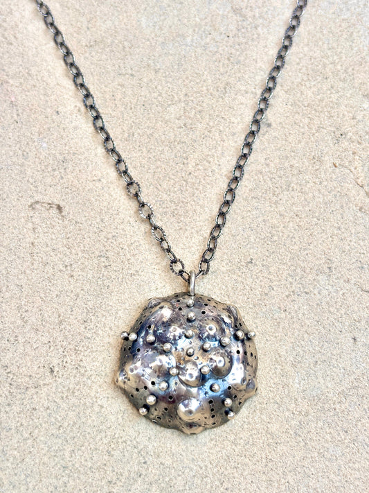 Knobby Sea Urchin Sterling Necklace J. Anderson LTL Inventory