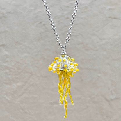 Lamp work Jellyfish Pendant Mariah A. Conner Consignment