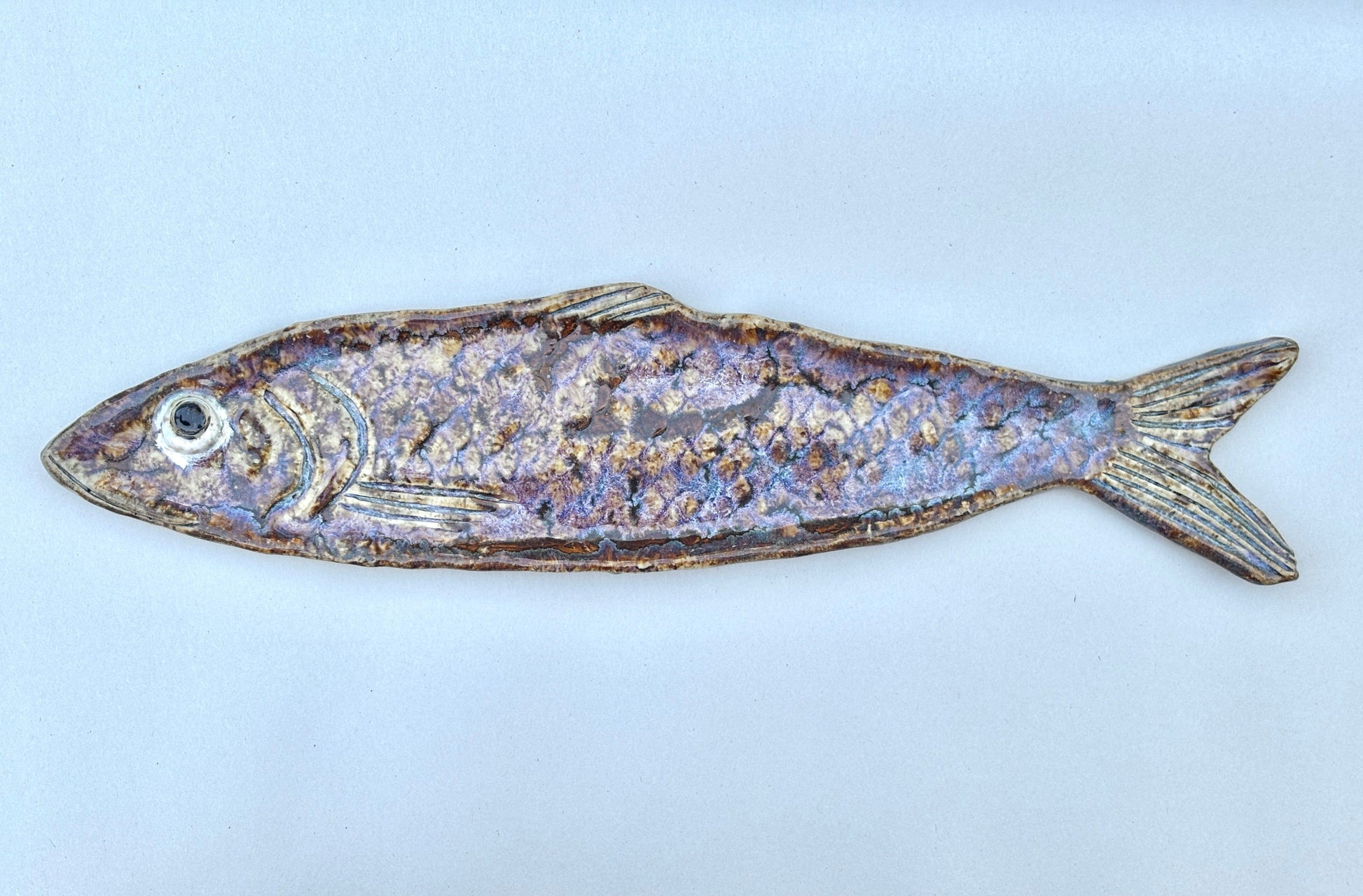 Large Ceramic Sardine Dishes Heidi Duran Consignment