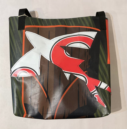 Large Upcycled Banner Bags K Hawthorne Inventory