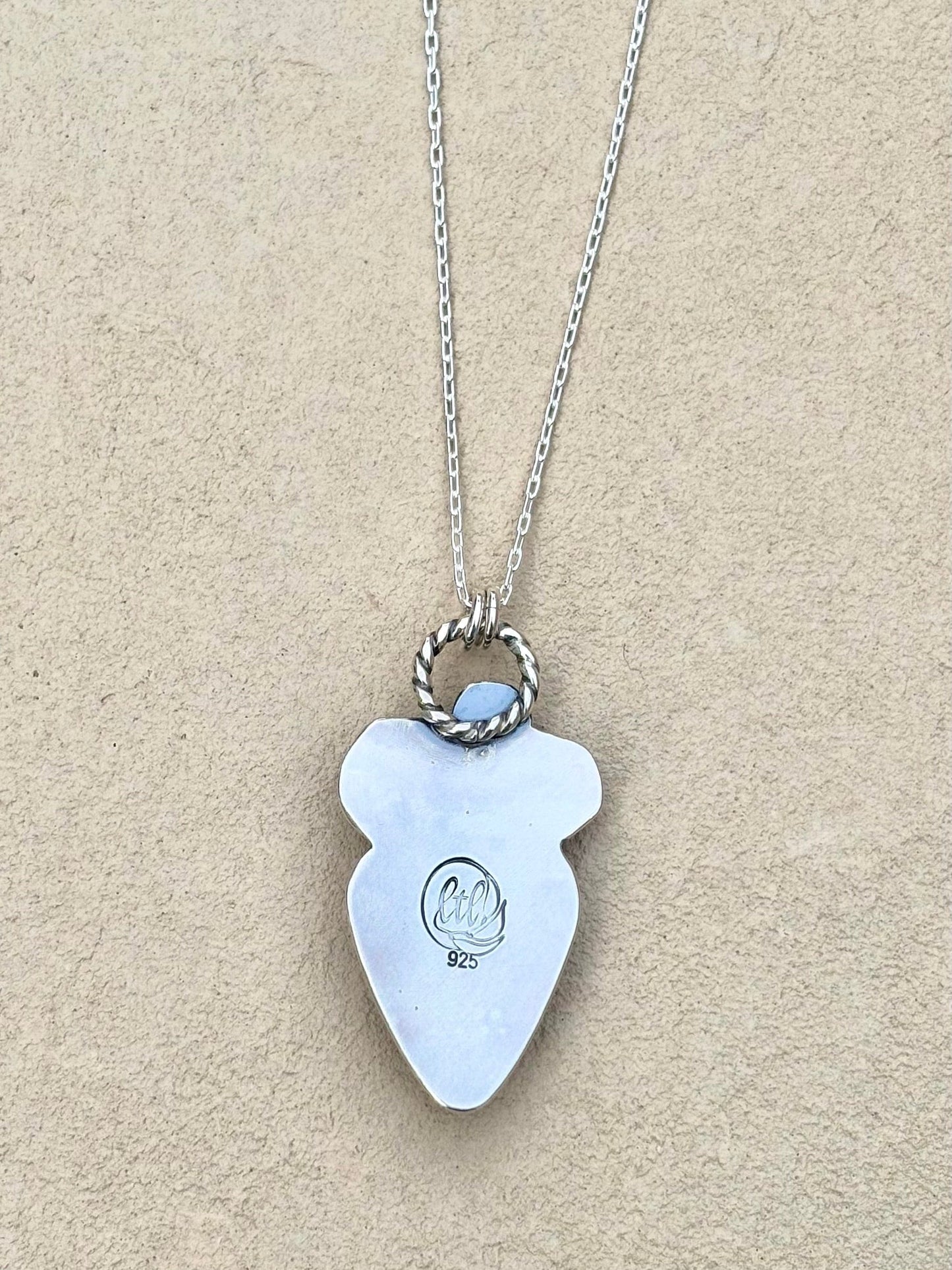 Larimar Barnacles Sterling Necklace J. Anderson LTL Inventory