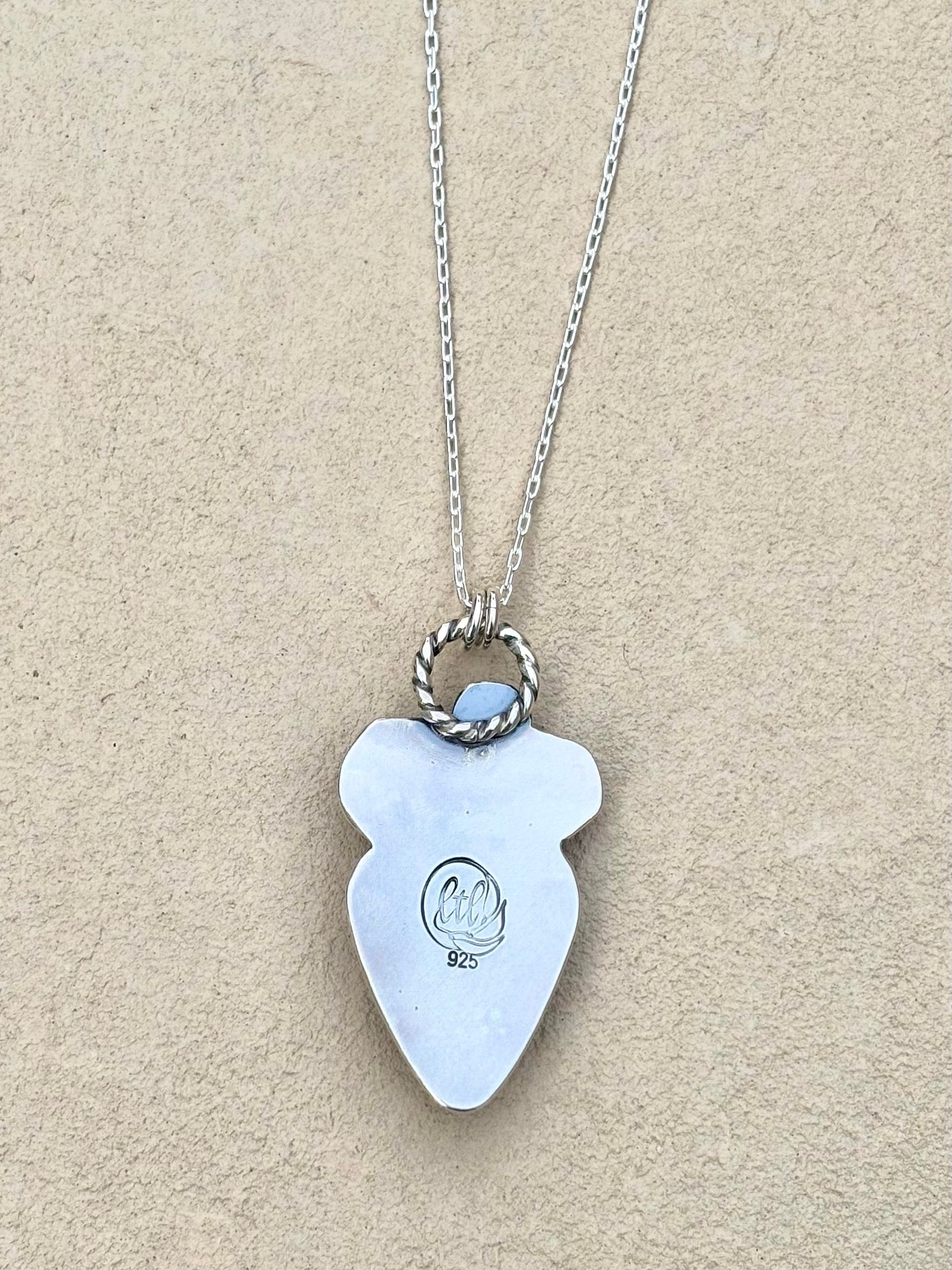 Larimar Barnacles Sterling Necklace J. Anderson LTL Inventory