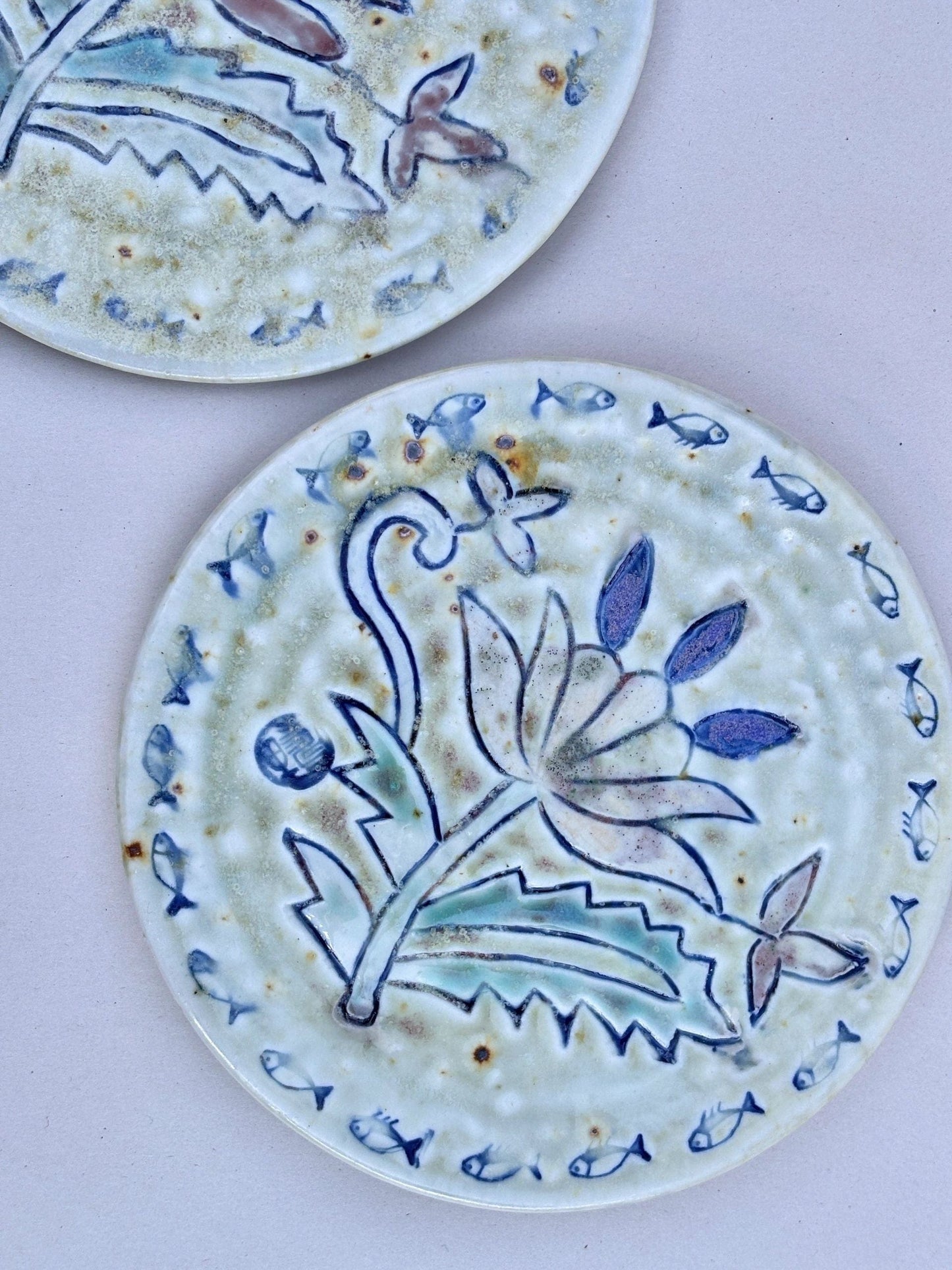 Lotus Porcelain Plate - 7.25" (2-piece SET) Juls Inventory