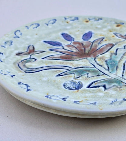 Lotus Porcelain Plate - 7.25" (2-piece SET) Juls Inventory