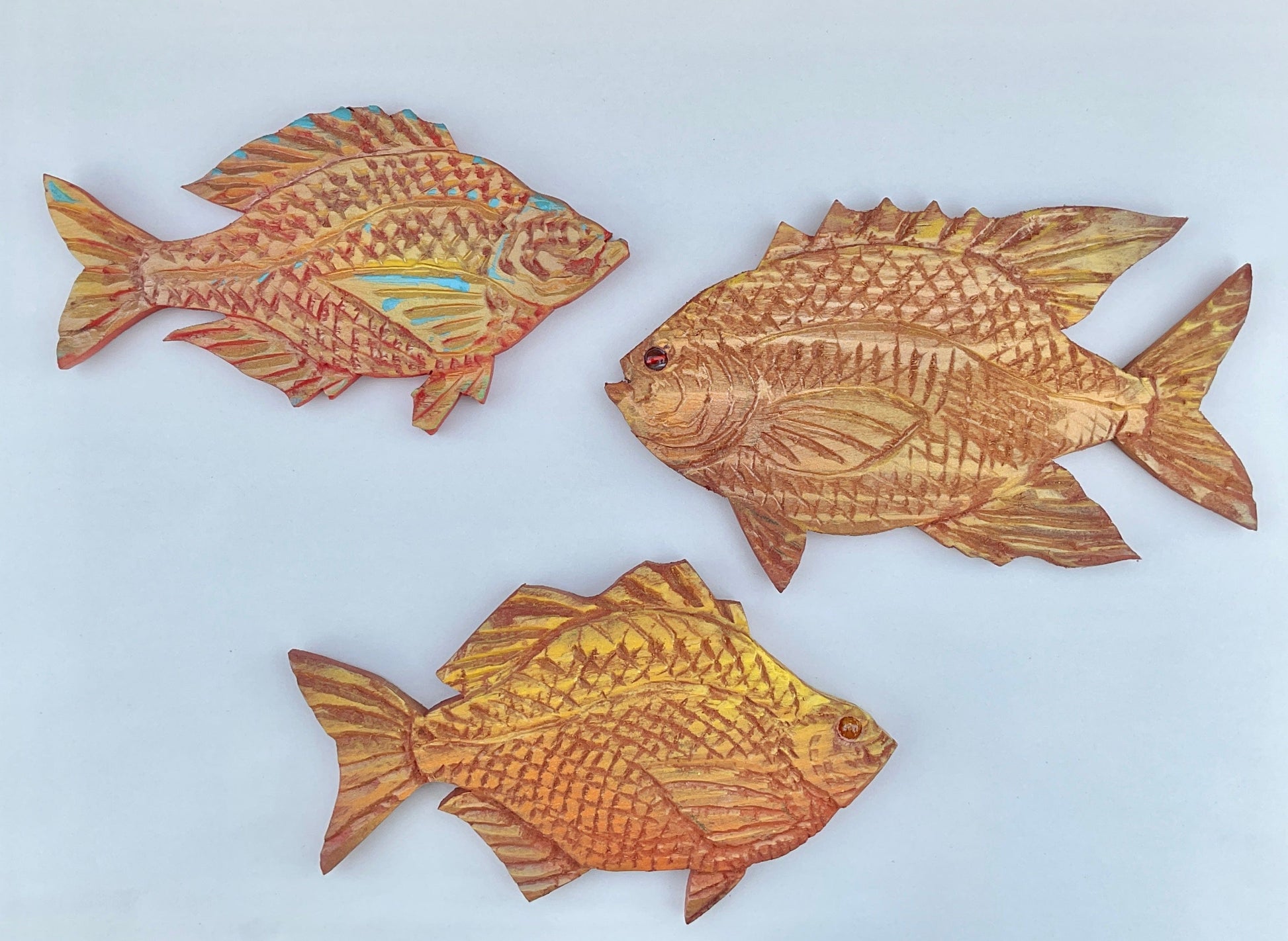 Medium/Large Wooden Fish by Daniel Daniel Floyd Inventory