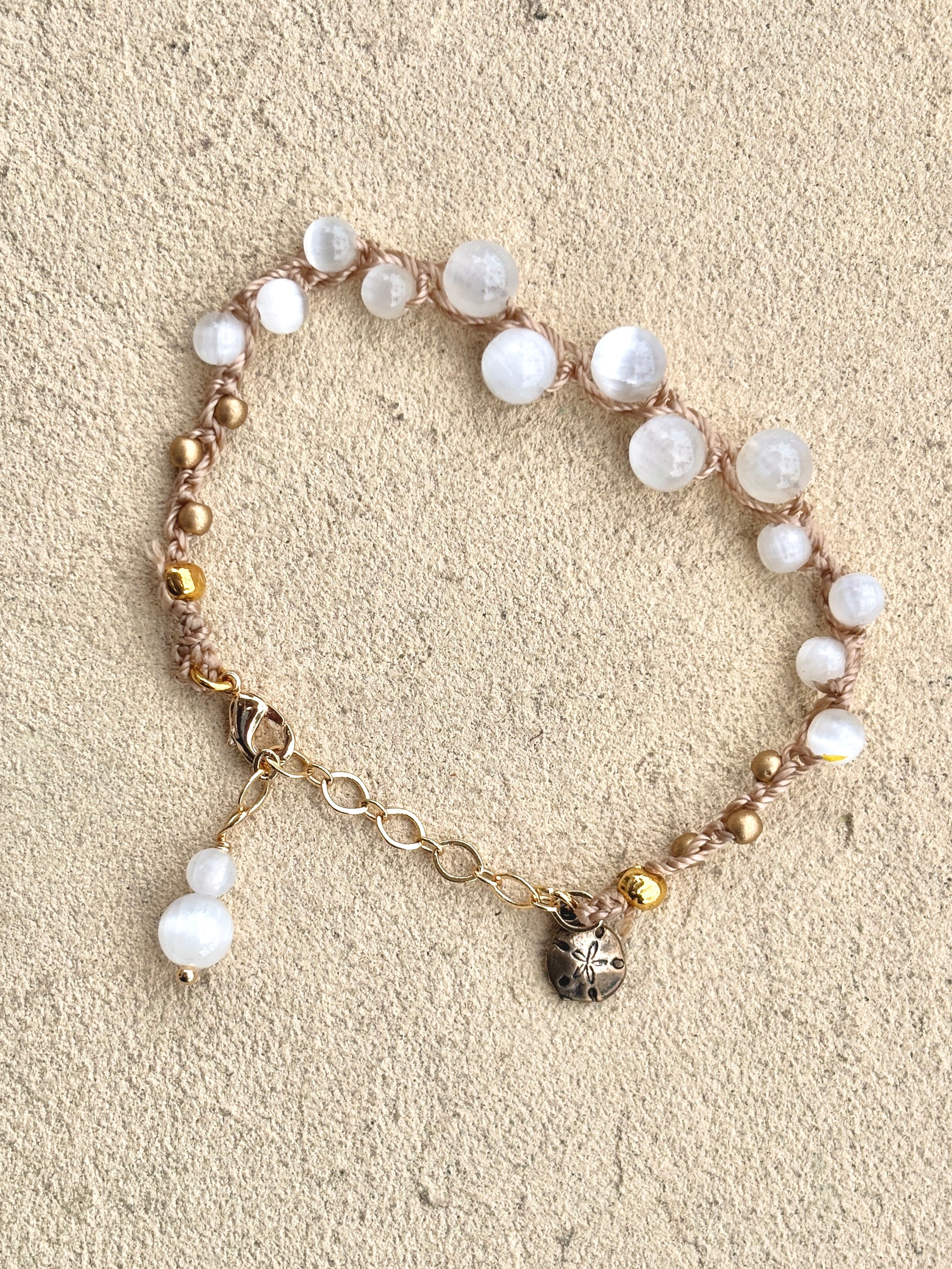 "Ocean Bubbles" Bracelets Heidi Duran Inventory Selenite