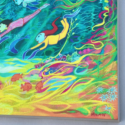 "Oceanic Magic" Giclee Wooden Print Stephen Holman Consignment